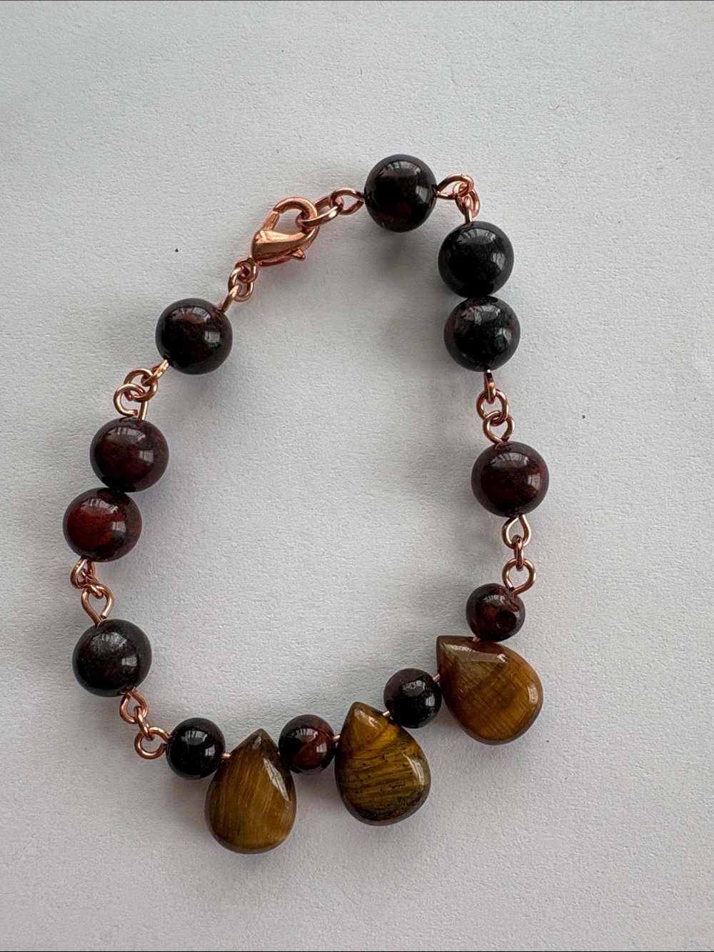 “Tigers Eye Mix” hybrid bracelet by JILpeaces